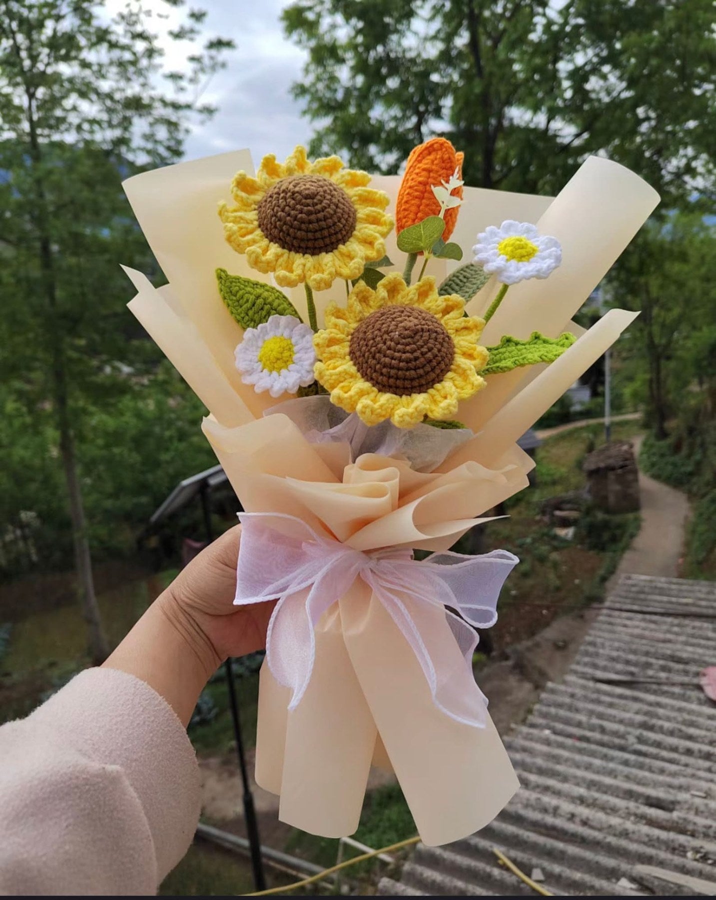 Häkel Sonnenblumen