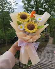 Häkel Sonnenblumen