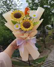 Häkel Sonnenblumen