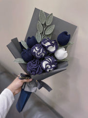Häkelblumen für Herren