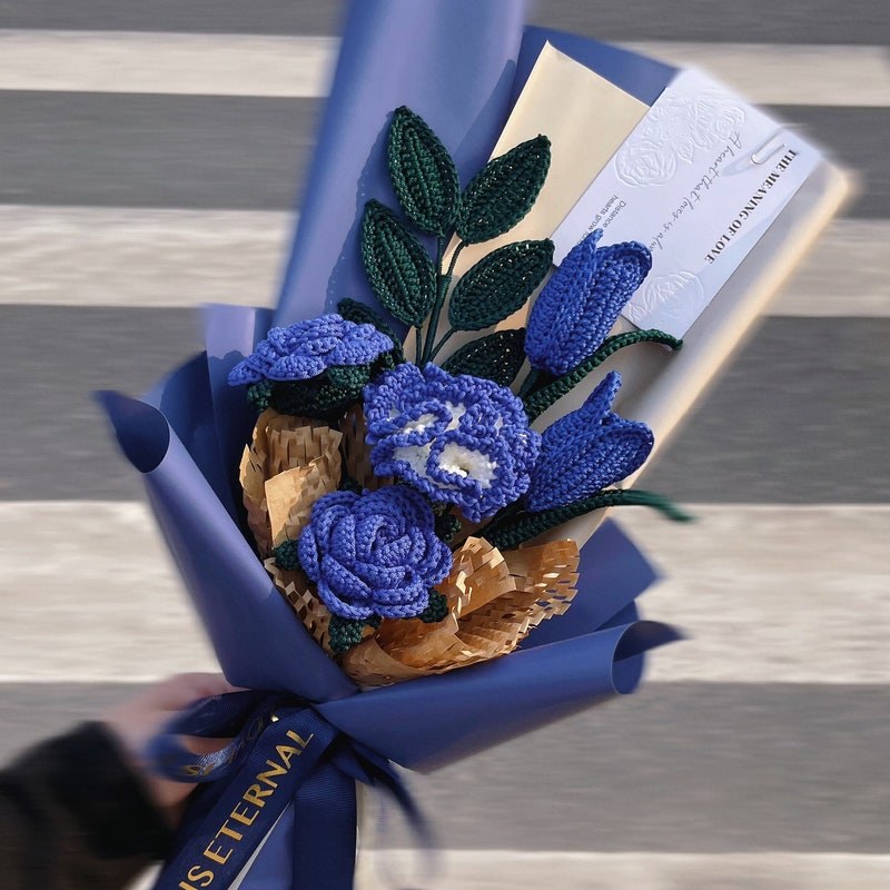 Häkelblumenstrauß