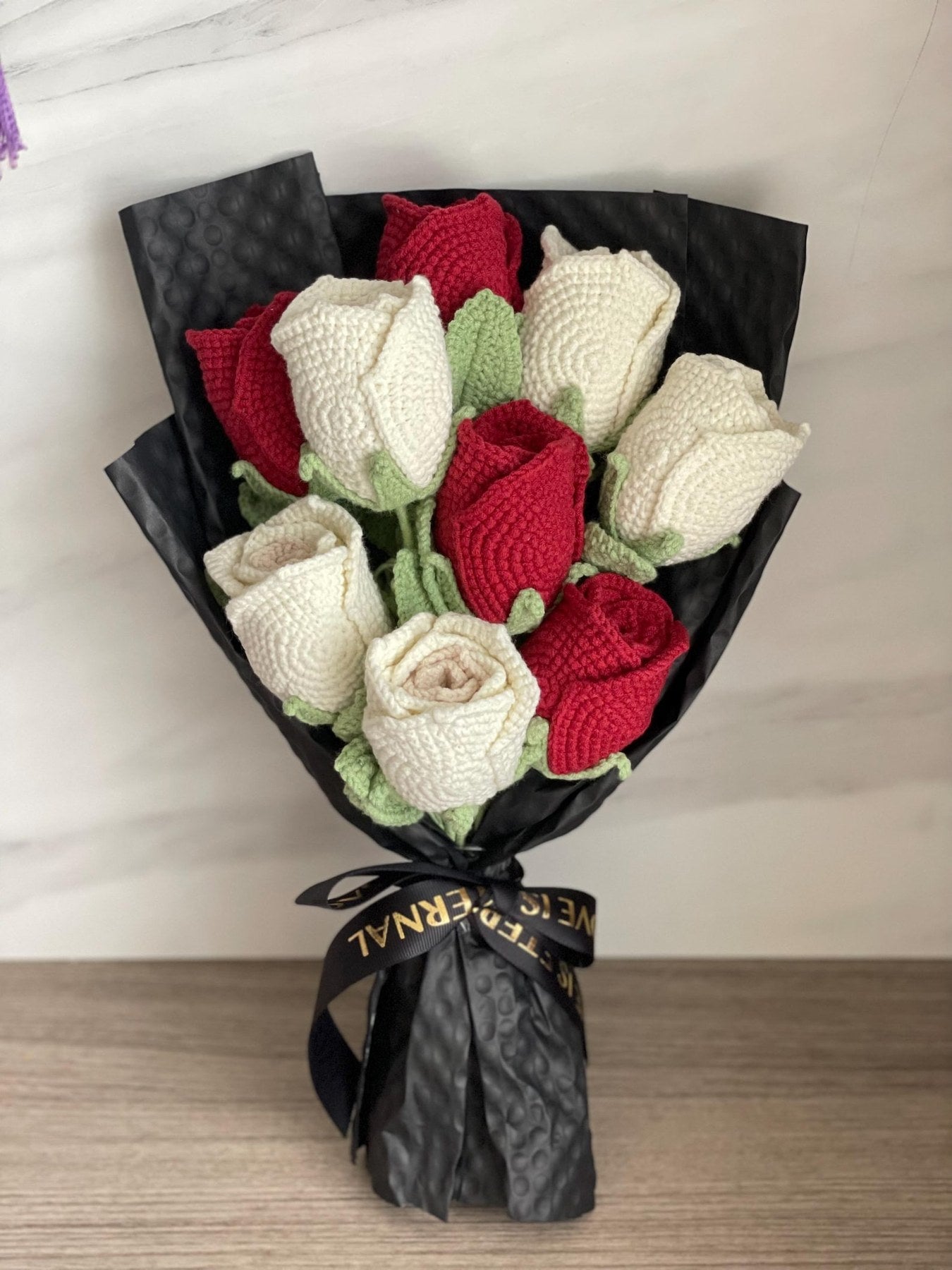 Häkelblumenstrauß Häkel Rosen Geschenk Häkelblumen