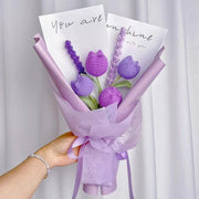 Häkelblumenstrauß Handgemachter Geburtstag Geschenk
