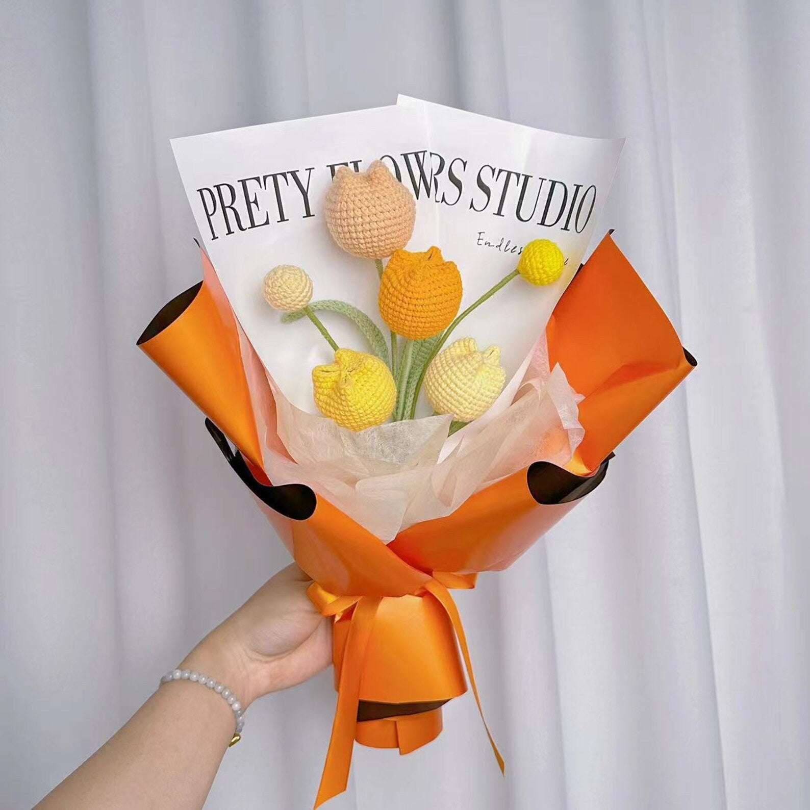 Häkelblumenstrauß Handgemachter Geburtstag Geschenk