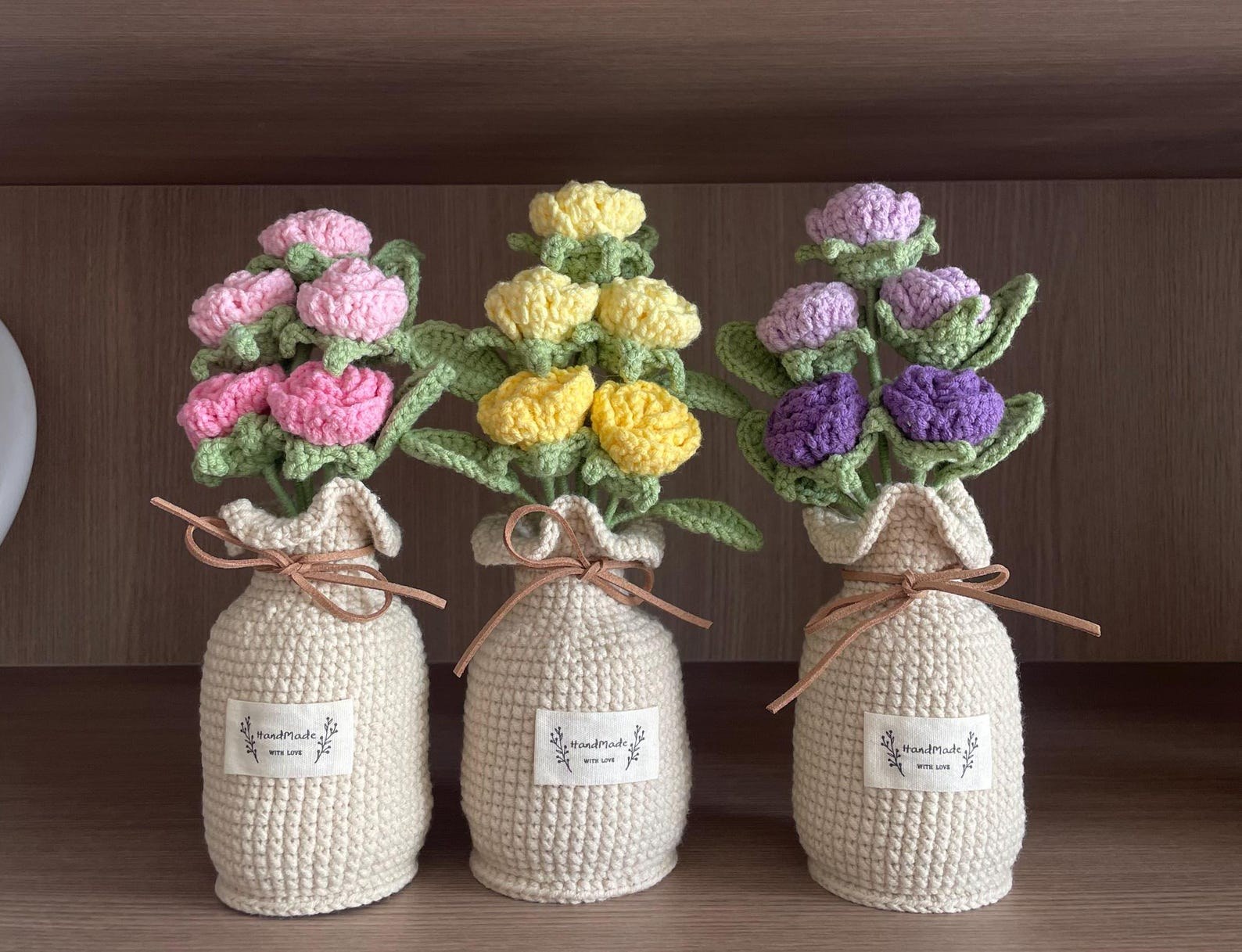 Häkelblumen Topf Häkelrosen Häkel