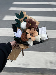 Handgemachter Häkel Lilien Strauß